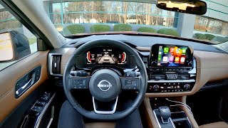 2022 Nissan Pathfinder Platinum 4WD  POV Review [upl. by Woodson739]