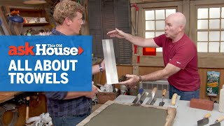 How to Choose a Masonry Trowel  Ask This Old House [upl. by Mcclish]