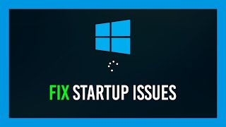 Fix Windows 10 startup  Blackscreen Bootloop Infinite Loading 2024 [upl. by Wildermuth]