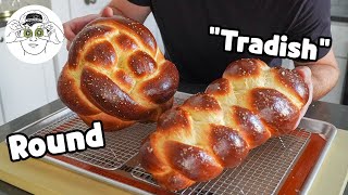 Easy Homemade Challah Bread 2 Ways [upl. by Eednarb981]