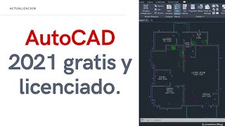 ✅ INSTALA AutoCAD 2021 GRATIS y LICENCIADO POR 1 AÑOS ► LICENCIA PARA ESTUDIANTES [upl. by Namsaj]