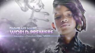 Official Willow Smith quotWhip My Hairquot Video Teaser  WillowSmithcom [upl. by Skvorak]