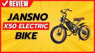 JANSNO X50 Electric Bike Review [upl. by Prisilla]