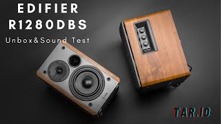 Edifier R1280DBS  Unbox  Sound test [upl. by Jamie]