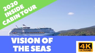 Royal Caribbean Vision of the Seas  Full Inside Cabin Tour 2573  4K [upl. by Alidis]