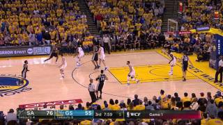 Kawhi Leonard Gets Ankle ReInjured By Zaza Pachulia  May 14 2017  Spurs vs Warriors [upl. by Dnalyar]