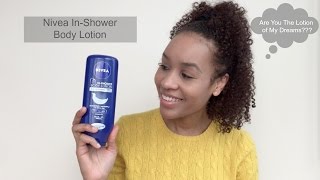 Nivea InShower Body Lotion Review [upl. by Wilonah379]