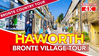 HAWORTH  Full tour of HAWORTH Village BRONTE COUNTRY England  4K Walking Tour [upl. by Ainelec939]