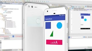 Android Custom View Tutorial  Shapes Images and Custom Attributes  part 1 [upl. by Brigida]