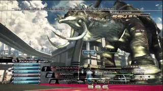 Final Fantasy XIII  Adamantoise Stage 2 13000 HP T2 weapons no summonshrouds [upl. by Orren]