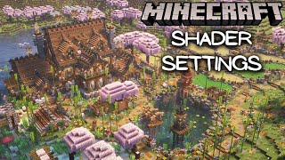 My Current Minecraft Shader Settings [upl. by Eterg]