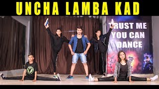 uncha lamba kad dance performance  Bollywood Hiphop dance step  Vicky patel choreography [upl. by Fridell666]