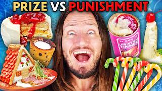 Prize Vs Punishment Roulette  Crazy Holiday Foods [upl. by Atcliffe]