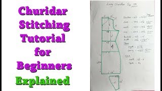 Churidar Top kurti kameez  cutting malayalam churidar DIY stitching malayalam tutorial EMODE [upl. by Ikkim]