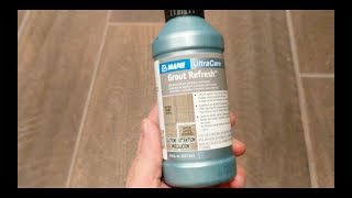 How to Use Grout Stain I Grout Renew I Grout Refresh [upl. by Blaire]