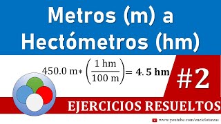 Metros a Hectómetros m a hm  Parte 2 [upl. by Kenrick]