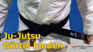 JuJutsu Gürtel binden [upl. by Iznik907]