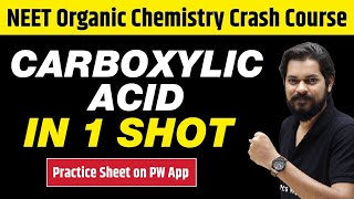 CARBOXYLIC ACID in One Shot  All Concepts Tricks amp PYQs  Class 12  NEET [upl. by Airreis]