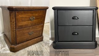 How to Paint Furniture Black [upl. by Secrest]