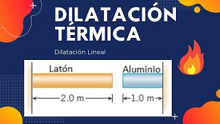 DILATACIÓN TÉRMICA LINEAL [upl. by Samid]