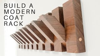 How to build a Modern Coat Rack [upl. by Grigson]