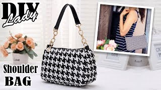 DIY POPULAR DESIGN PURSE BAG  Cute Casual Tote Bag Tutorial [upl. by Cordey501]