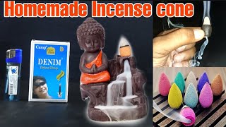 How to make Backflow incense cone for smoke fountain Govind Arkhvanshi [upl. by Augie]