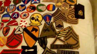 Military patch collection [upl. by Leumel]