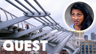 How Did Engineers Fix Londons Wobbly Millennium Bridge  Massive Engineering Mistakes [upl. by Anayi48]