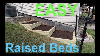 DIY Raised Garden Beds On a Slope [upl. by Marzi]