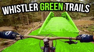 Whistler Bike Park Green Trails  Complete Beginners Guide [upl. by Yellehs]