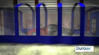 Retractable Booth for Automotive Industry [upl. by Lougheed]