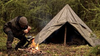 Alone at Dick Proennekes Log Cabin in the Wilderness  Silence and Solitude in Alaska [upl. by Melicent]