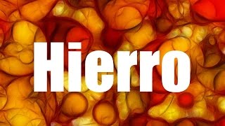 HIERRO  Funciones beneficios alimentos ricos [upl. by Rothberg663]