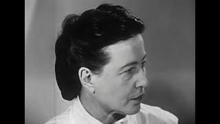 Simone de Beauvoir on Existentialism amp God 1959 [upl. by Relluf]