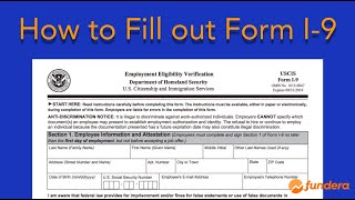 How to Fill out Form I9 Easy StepbyStep Instructions [upl. by Leila381]