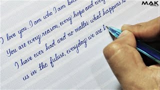 Cursive writings  Beautiful cursive handwriting in English  Cursive handwriting practice [upl. by Orelu]