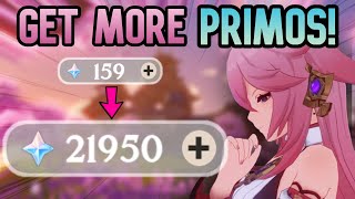 20 WAYS TO FARM PRIMOGEMS F2P FRIENDLY  Genshin Impact [upl. by Mendie558]