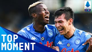 Victor Osimhen Scores First Ever Napoli Goal  Napoli 41 Atalanta  Top Moment  Serie A TIM [upl. by Alliw]