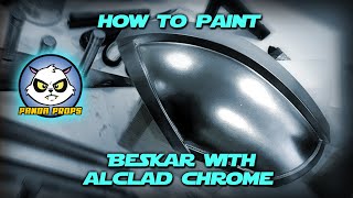 How to Paint Beskar armor with Alcad Chrome [upl. by Hoye]