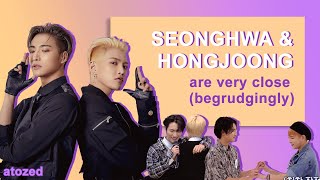 Seonghwa amp Hongjoong are begrudgingly close [upl. by Avruch]