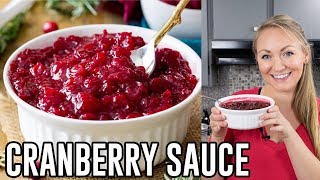 How to Make Cranberry Sauce [upl. by Minette482]