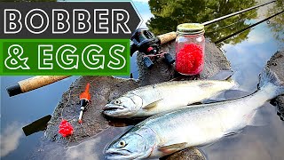 Bobber and Eggs for Salmon 101  BOBBER DOWNS  4K [upl. by Ahsieuqal]