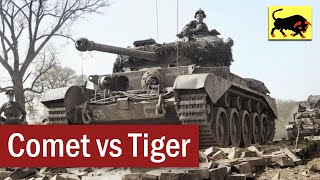 Comet Tank vs Tiger Tank  April 1945  Tank Duel [upl. by Brass]