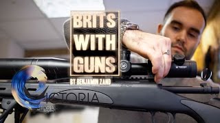 Meeting the Brits with guns  BBC News [upl. by Nahtahoj990]