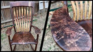 How To Build A Rocking Chair From Scratch  Maloof Rocking Chair [upl. by Rap]