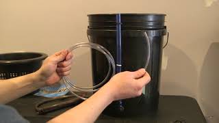 DWC Hydroponics Bucket DIY Build with a built in Drip System [upl. by Rondon776]