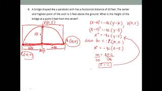 Real Life Problem Involving Parabola [upl. by Llerahs342]