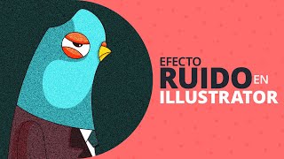 Efecto Ruido en Illustrator EN MENOS DE 2 MINUTOS ⚡️ [upl. by Earized]