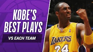 Kobe Bryants BEST PLAY vs EVERY NBA TEAM In His Career [upl. by Mccord]